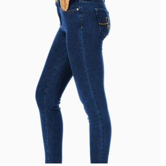 NWT Lilly Pulitzer Eagan High rise Super Jeans Size 10 Bennett Wash Style 013597 - Picture 4 of 4